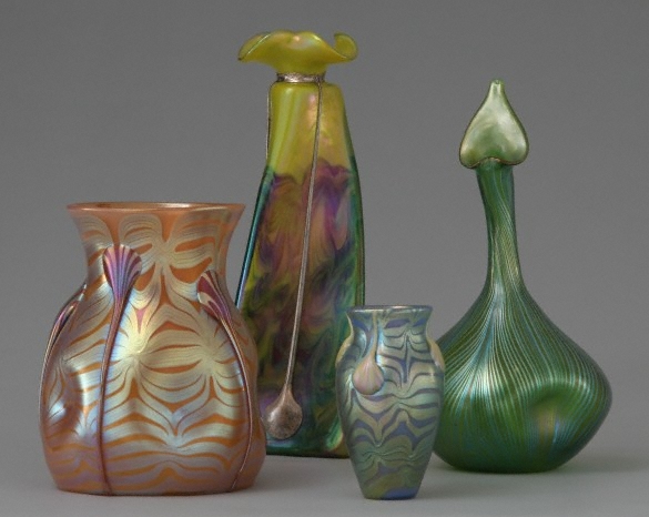 Loetz Composition 4 Vases